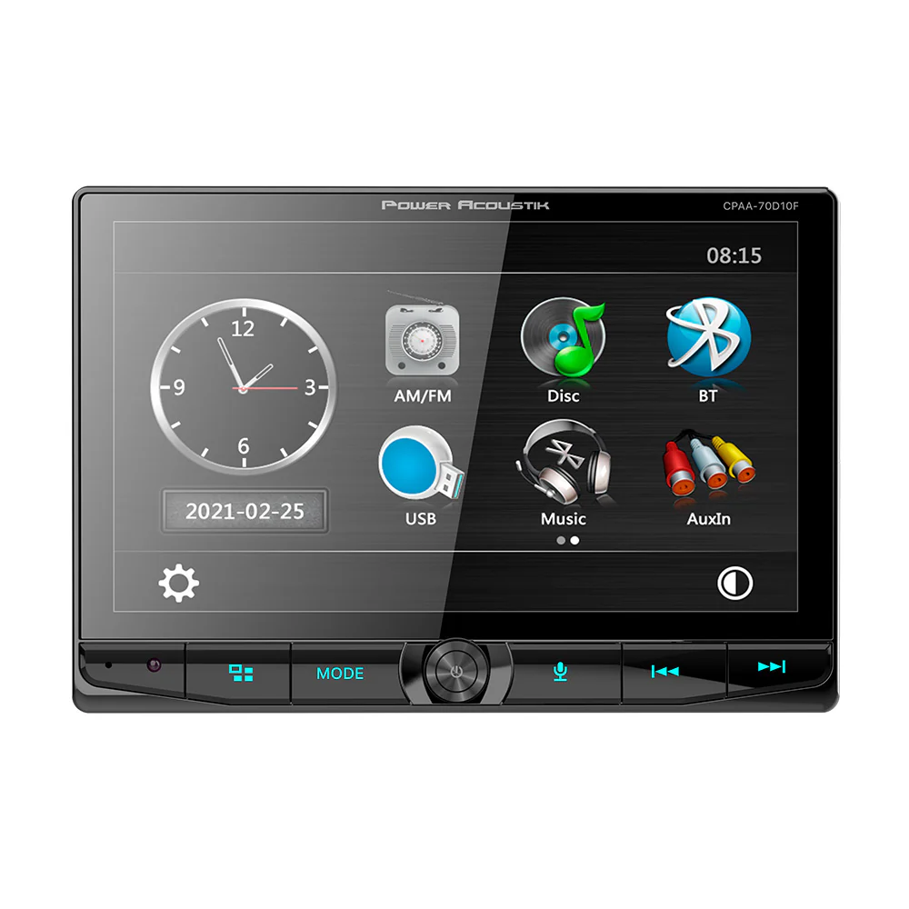 CPAA-70D10F | 10.6″ Floating Touchscreen Car Stereo with CarPlay®, Android Auto™ & Adjustable Screen - Image 3